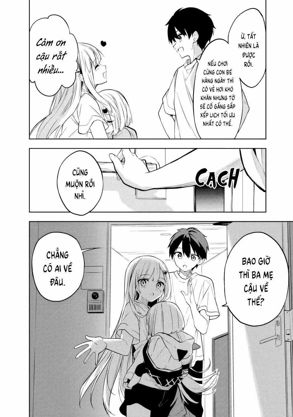 Sau khi tình cờ giúp đỡ một bé gái lạc đường, nàng mỹ nữ du học sinh thường xuyên lui tới căn hộ của tôi (Tạm biệt blogtruyen) Chapter 3 trang 19