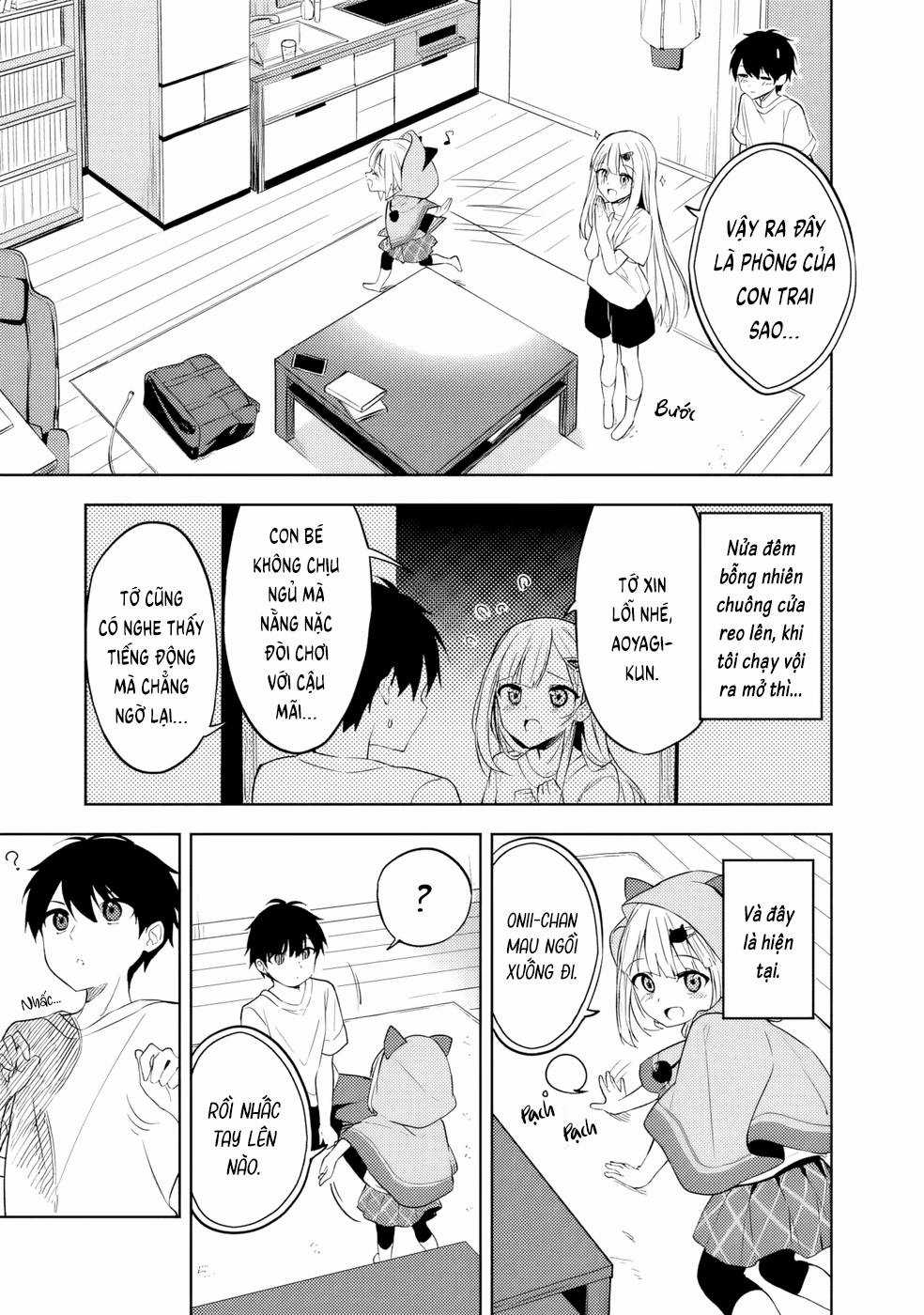 Sau khi tình cờ giúp đỡ một bé gái lạc đường, nàng mỹ nữ du học sinh thường xuyên lui tới căn hộ của tôi (Tạm biệt blogtruyen) Chapter 3 trang 2