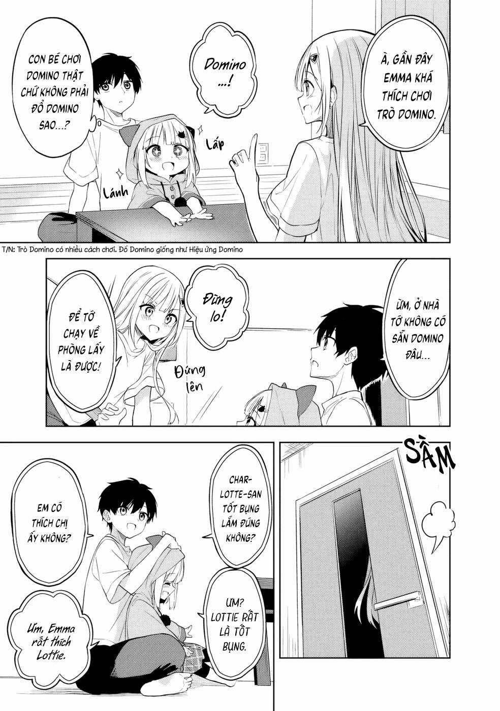 Sau khi tình cờ giúp đỡ một bé gái lạc đường, nàng mỹ nữ du học sinh thường xuyên lui tới căn hộ của tôi (Tạm biệt blogtruyen) Chapter 3 trang 8