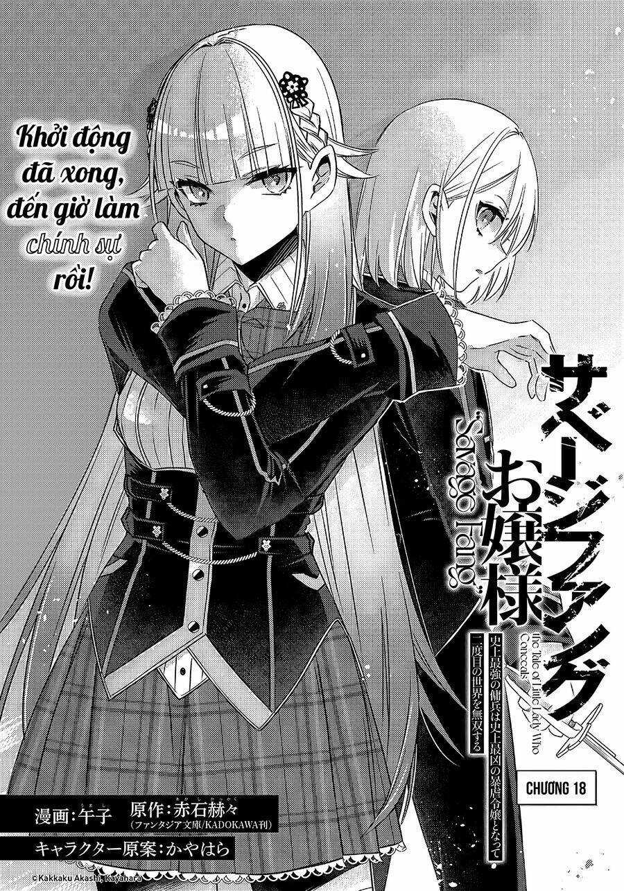 Savage Fang Ojou-Sama: Shijou Saikyou No Youhei Wa Shijou Saikyou No Bougyaku Reijou To Natte Ni Dome No Sekai O Musou Suru Chapter 18 trang 2
