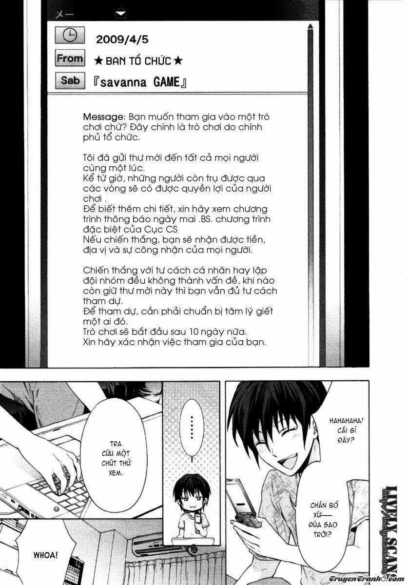 Savanna Game: The Comic Manga Chapter 1 trang 14