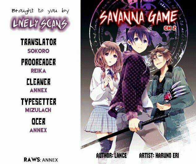Savanna Game: The Comic Manga Chapter 2 trang 2