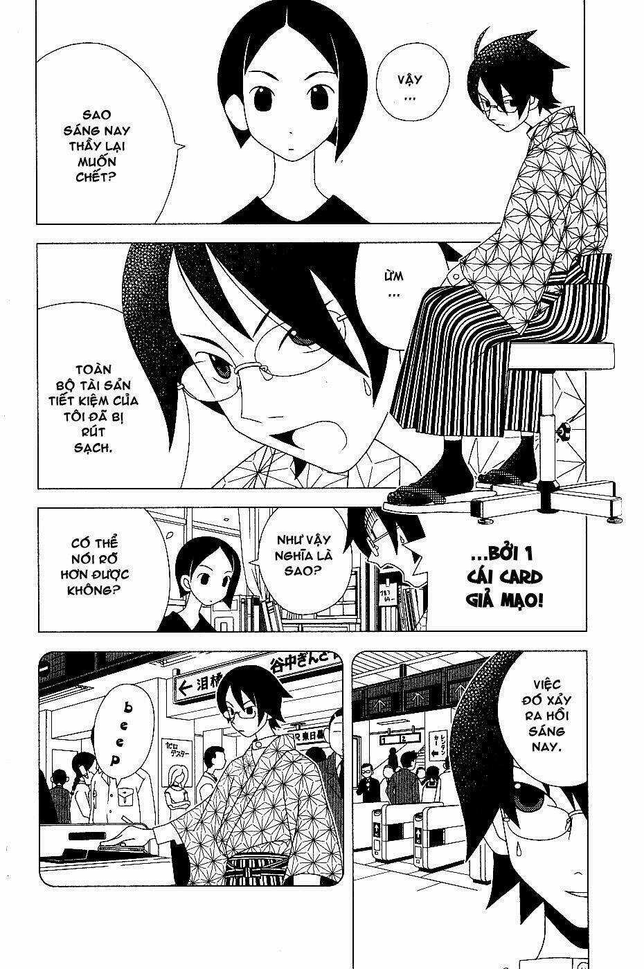 Sayounara, Zetsubou-Sensei Chapter 3 trang 3