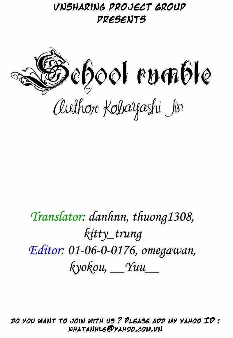 School Rumble Chapter 41 trang 0
