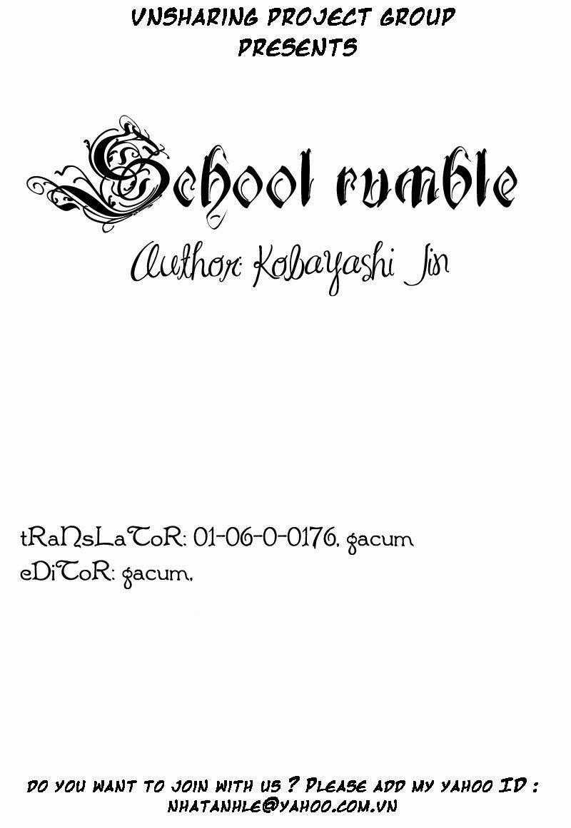 School Rumble Chapter 8 trang 0