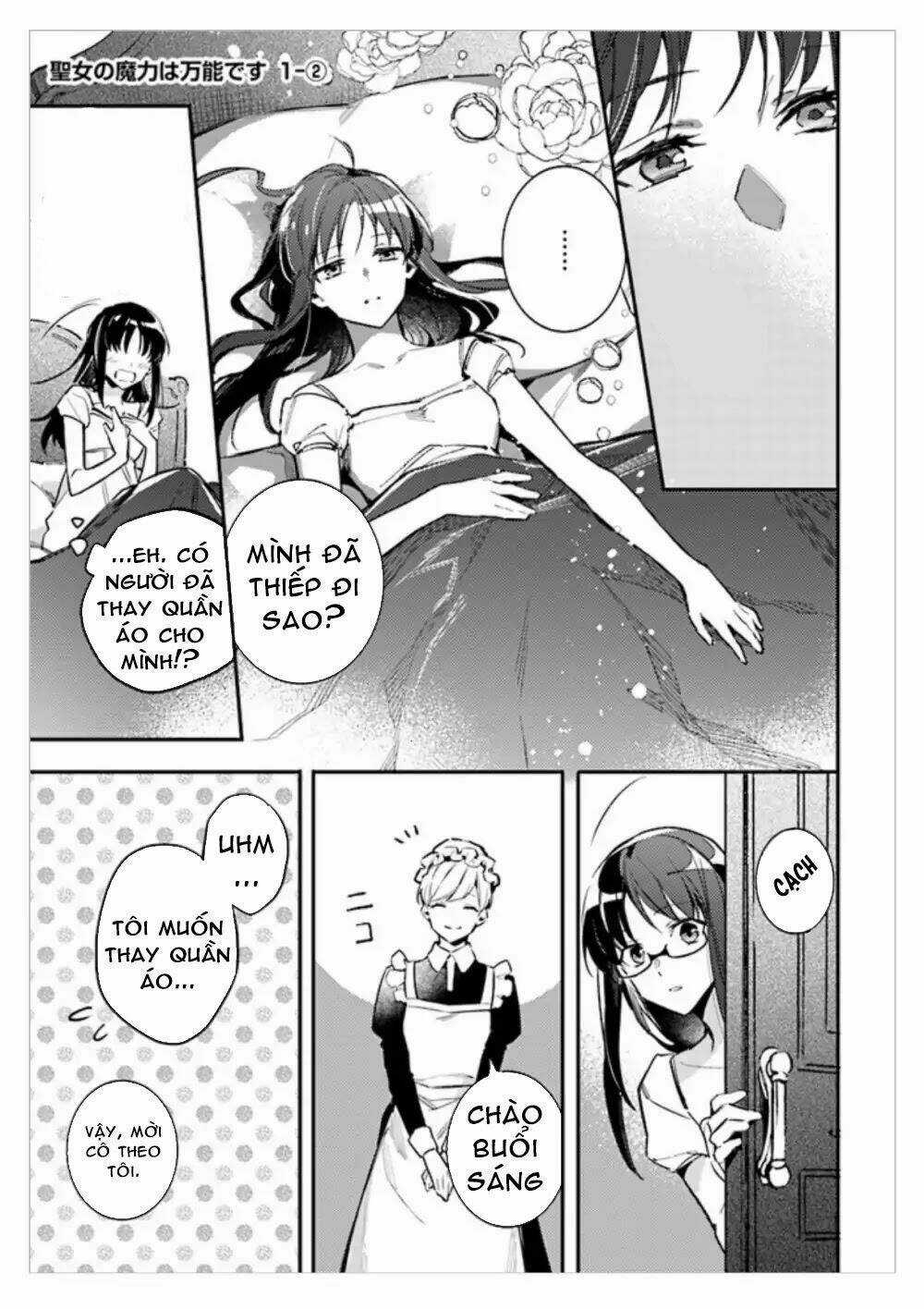 Seijo No Maryoku Wa Bannou Desu Chapter 1.2 trang 3