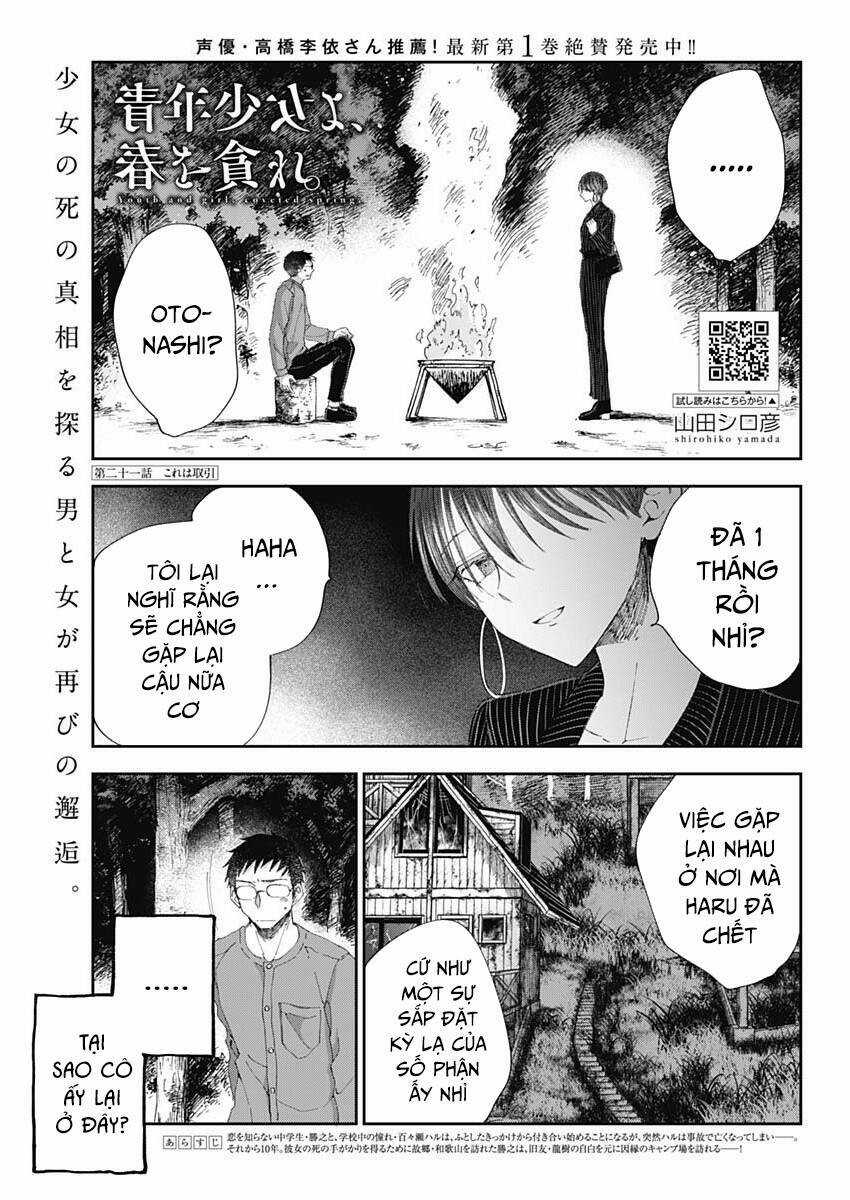 Seinen Shoyo Yo, Haru Wo Musabore Chapter 21 trang 1