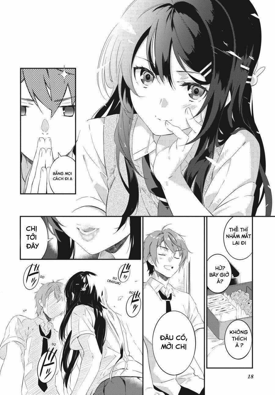 Seishun Buta Yarō Wa Puchidebiru Kōhai No Yume O Minai Chapter 1 trang 14