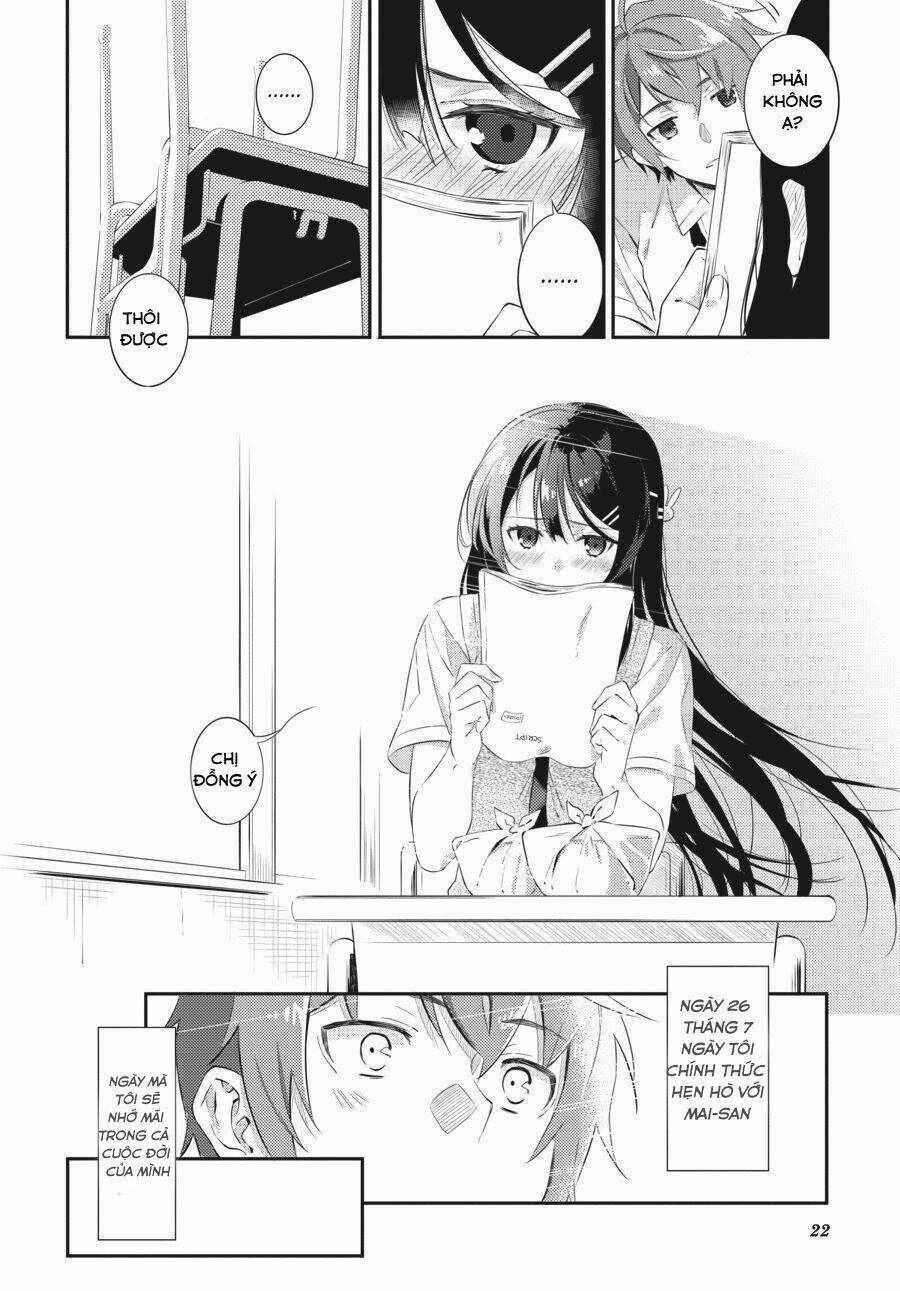 Seishun Buta Yarō Wa Puchidebiru Kōhai No Yume O Minai Chapter 1 trang 18