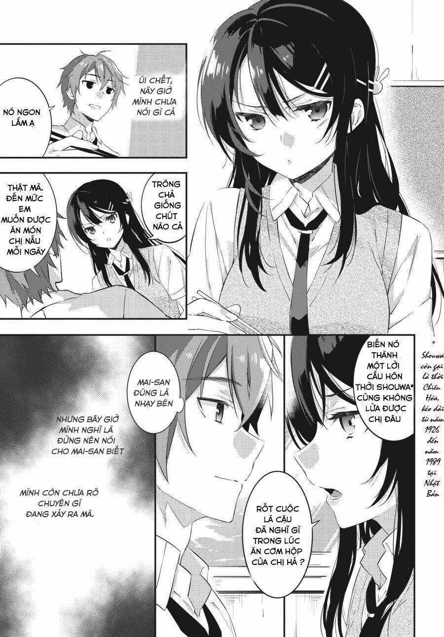 Seishun Buta Yarō Wa Puchidebiru Kōhai No Yume O Minai Chapter 1 trang 25
