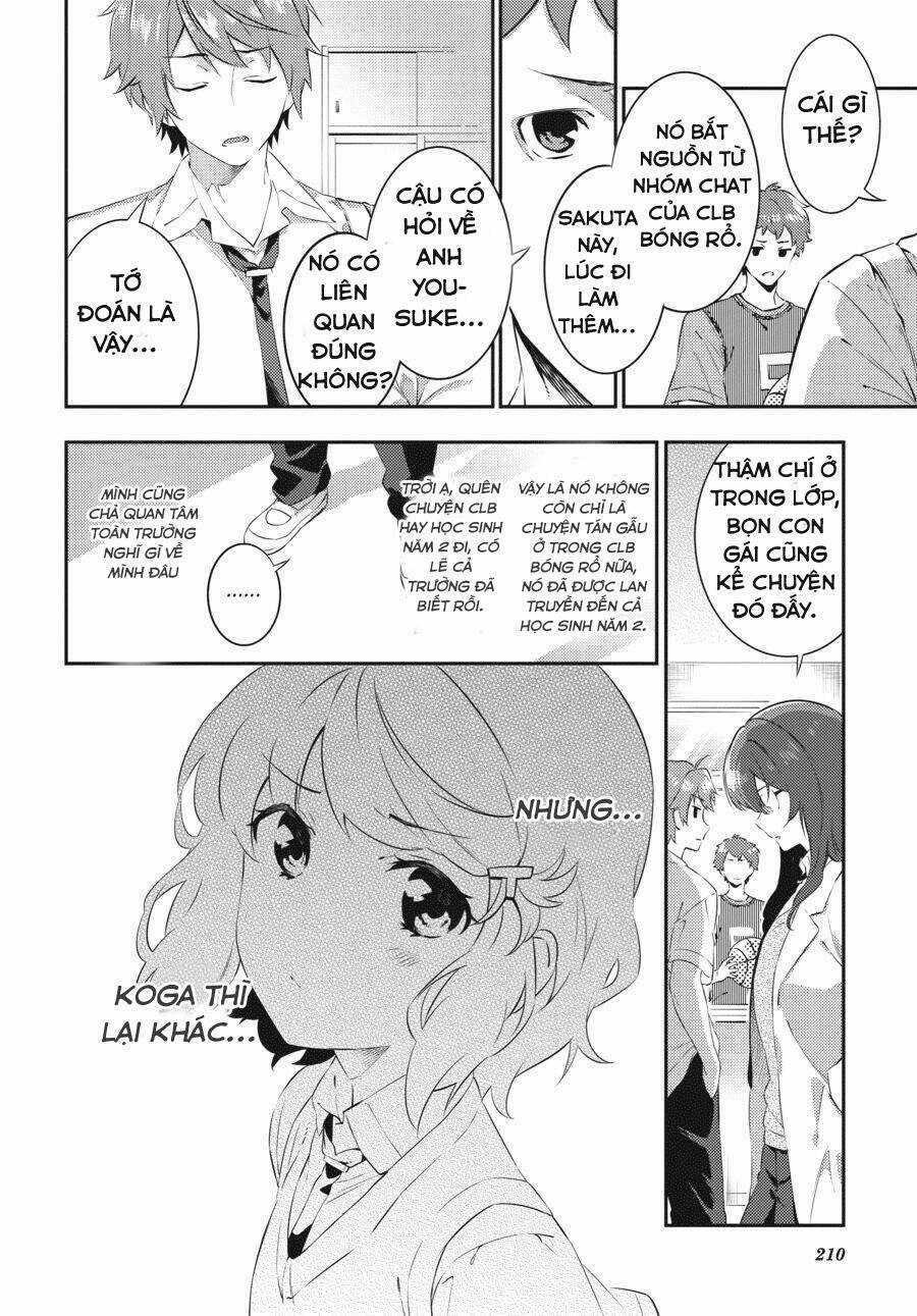 Seishun Buta Yarō Wa Puchidebiru Kōhai No Yume O Minai Chapter 8 trang 2