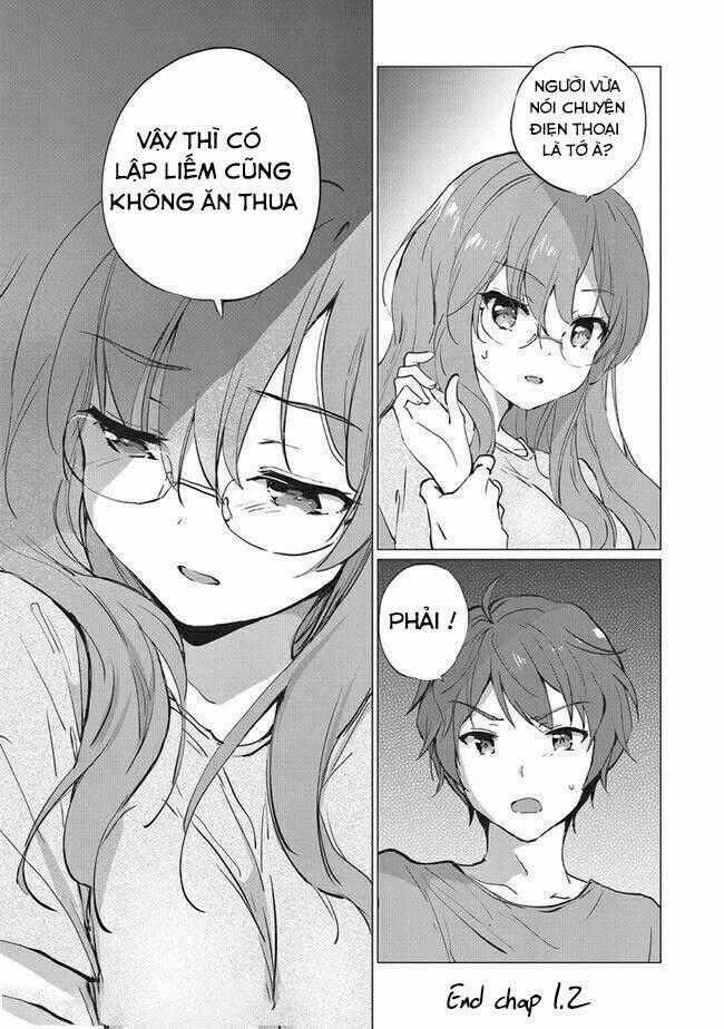 Seishun Buta Yarō Wa Rojikaru Witchi No Yume O Minai Chapter 1.2 trang 12