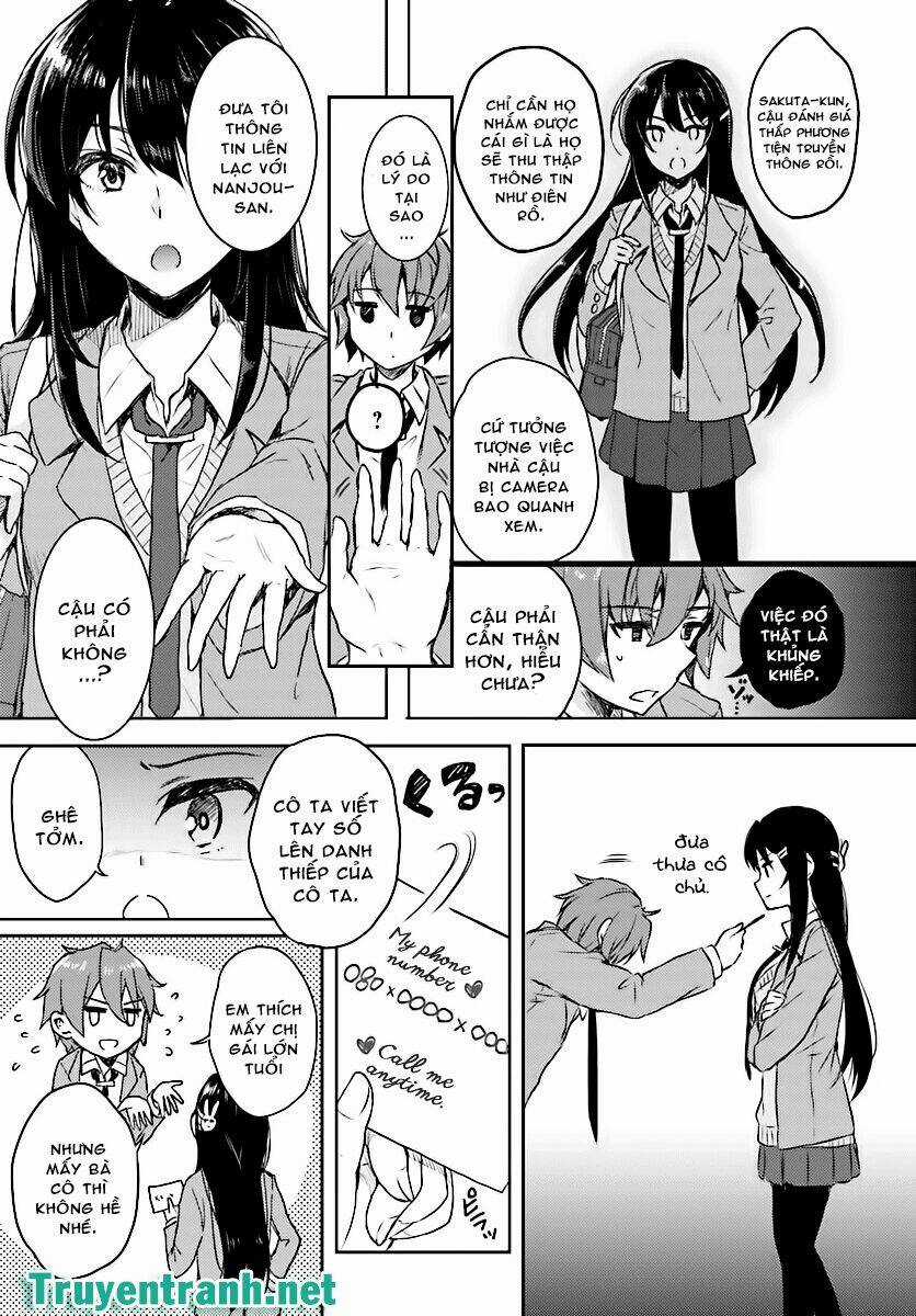 Seishun Buta Yarou Wa Bunny Girl Senpai No Yume O Minai Chapter 15 trang 6