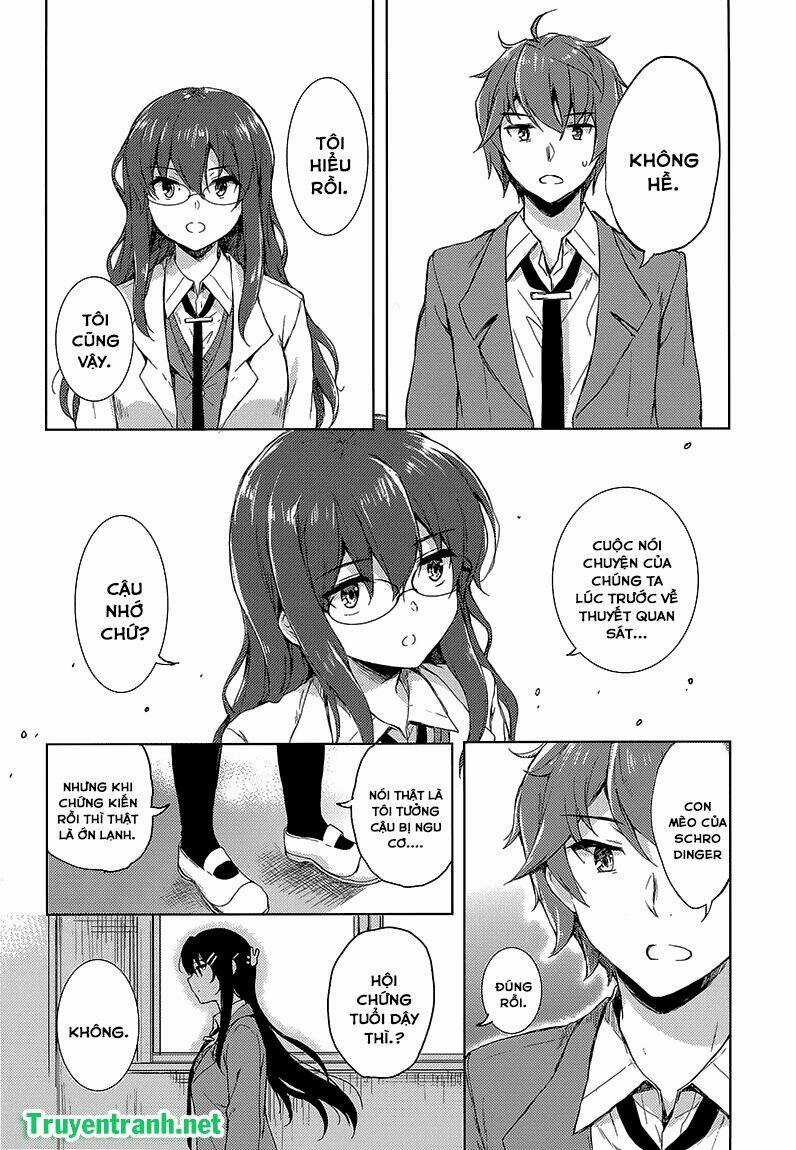 Seishun Buta Yarou Wa Bunny Girl Senpai No Yume O Minai Chapter 29 trang 11