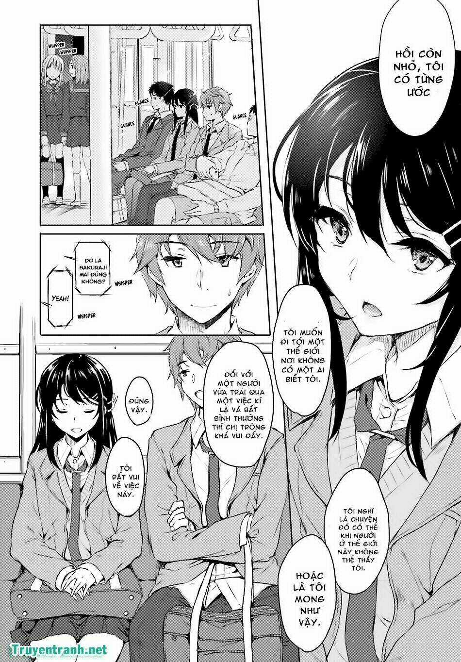 Seishun Buta Yarou Wa Bunny Girl Senpai No Yume O Minai Chapter 3 trang 11