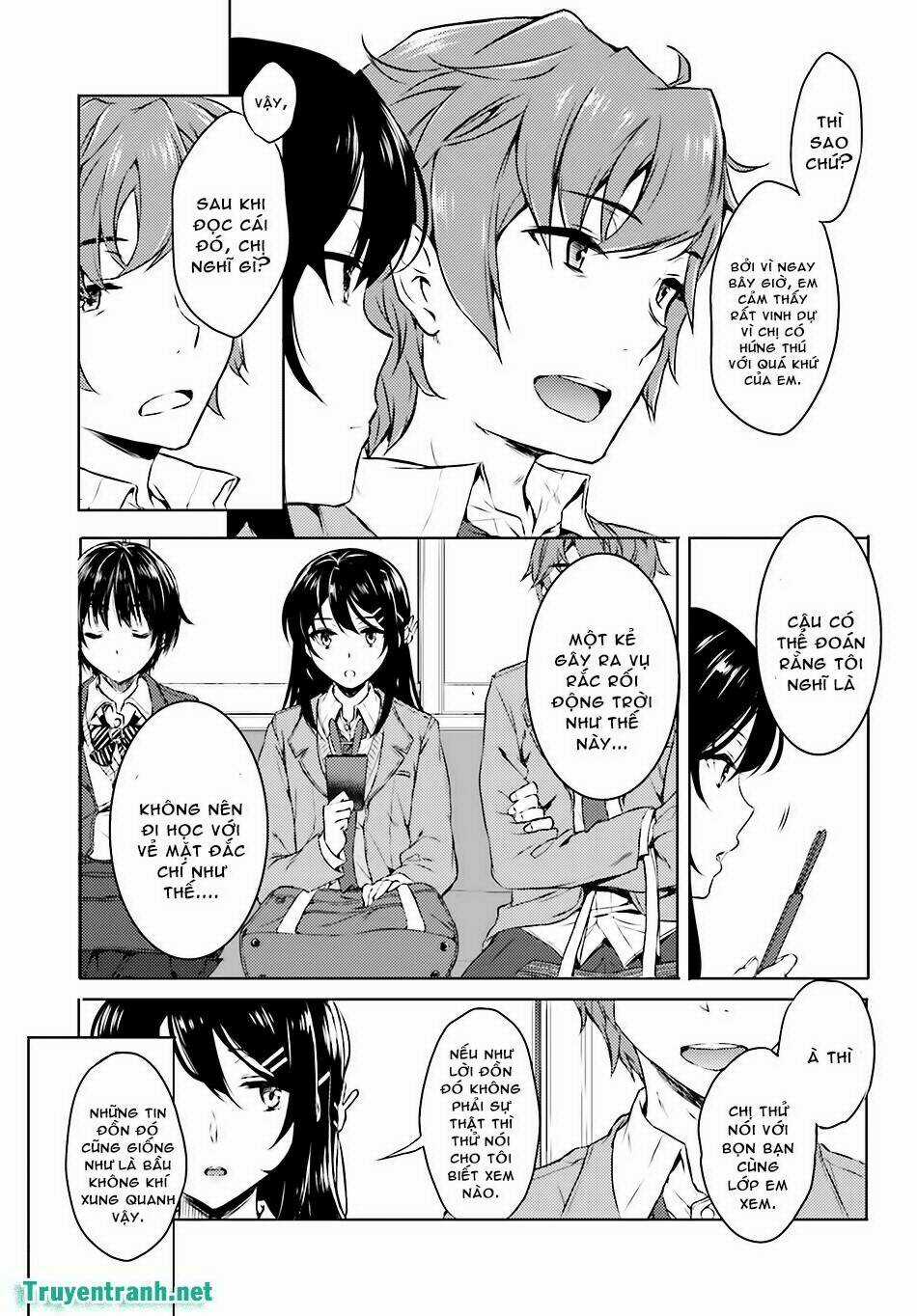 Seishun Buta Yarou Wa Bunny Girl Senpai No Yume O Minai Chapter 3 trang 5