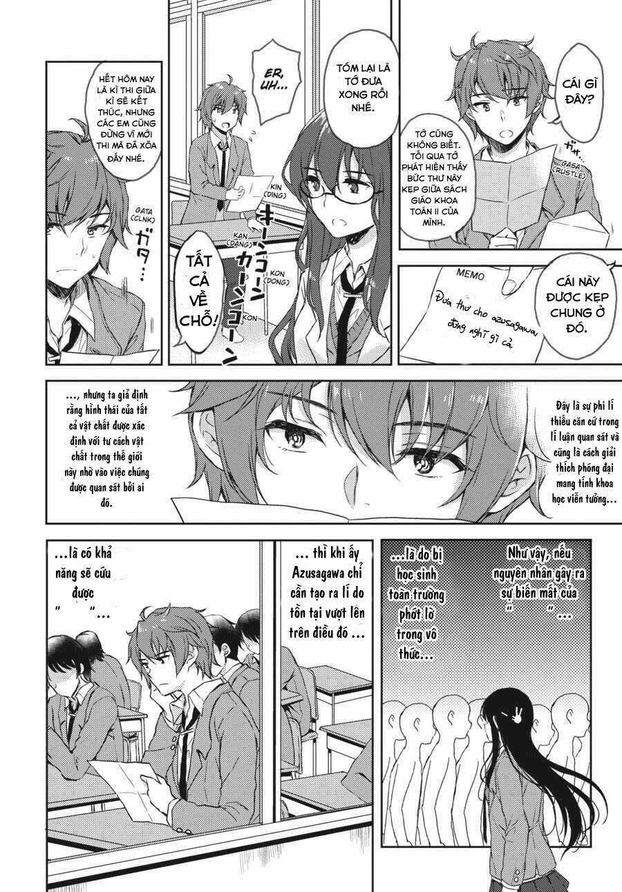 Seishun Buta Yarou Wa Bunny Girl Senpai No Yume O Minai Chapter 31 trang 3