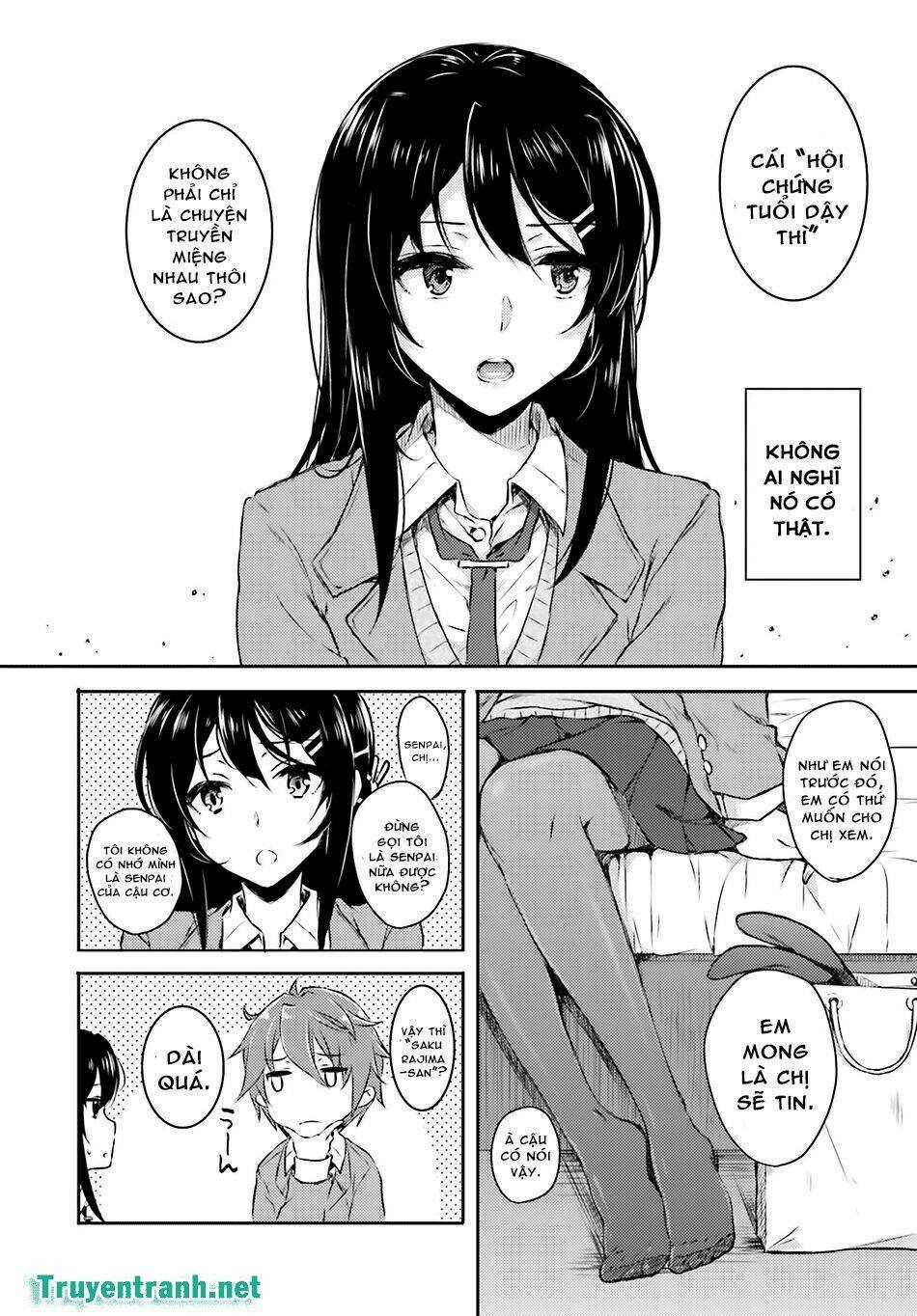 Seishun Buta Yarou Wa Bunny Girl Senpai No Yume O Minai Chapter 4 trang 3