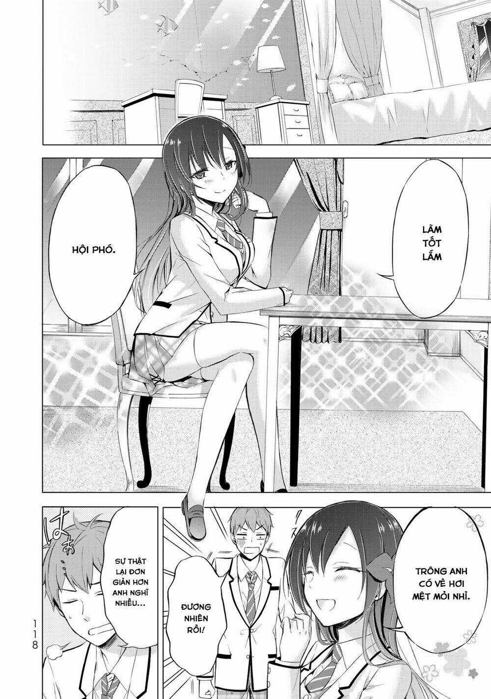 Seito Kaichou Wa Bed No Ue De Subete O Hodoku Chapter 4 trang 25