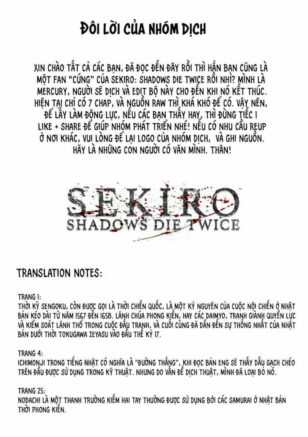 Sekiro Side Story: Hanbei The Undying Chapter 1 trang 28