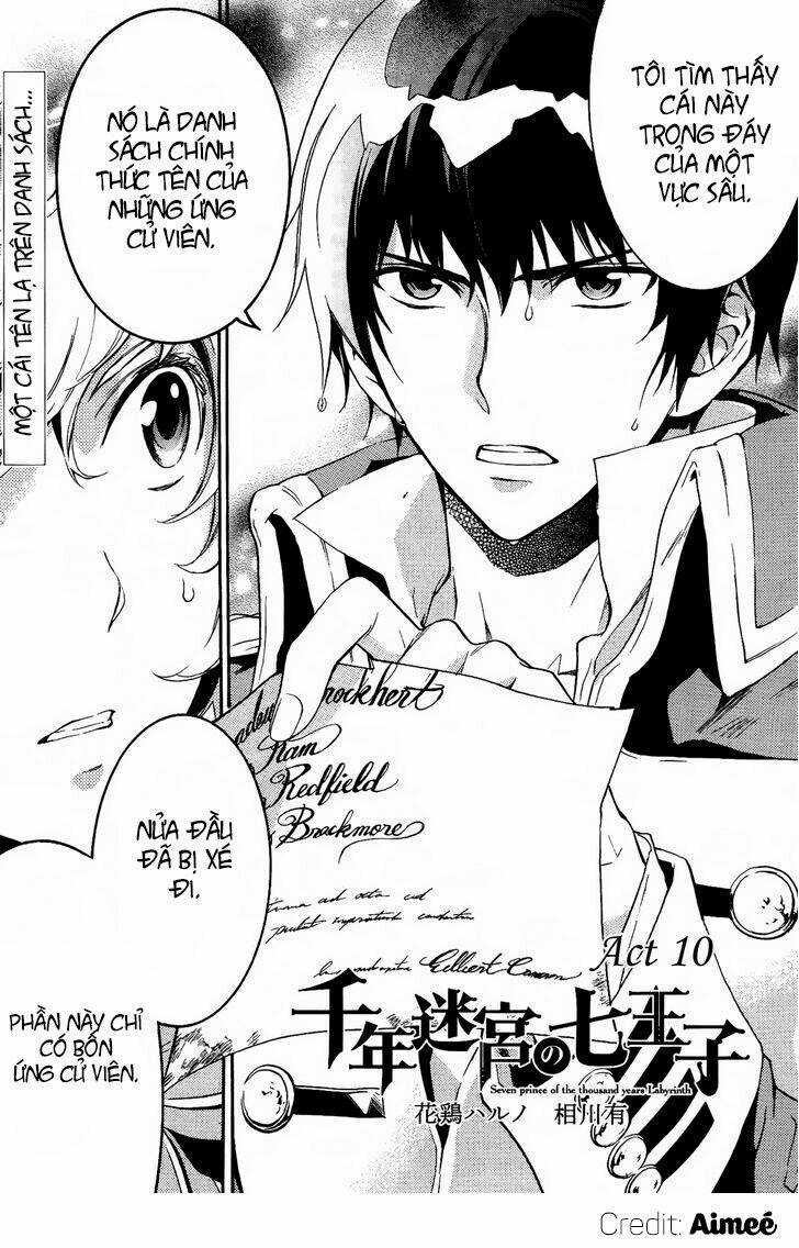 Sennen Meikyuu no Nana Ouji Chapter 10 trang 3