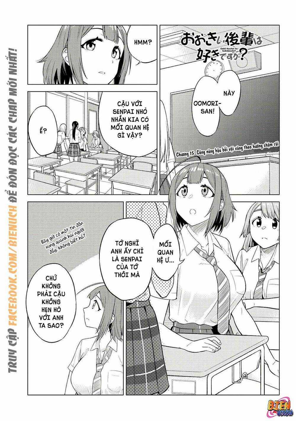 Senpai Có Thích Đàn Em Bb (Big Boobs) Chapter 15 trang 1