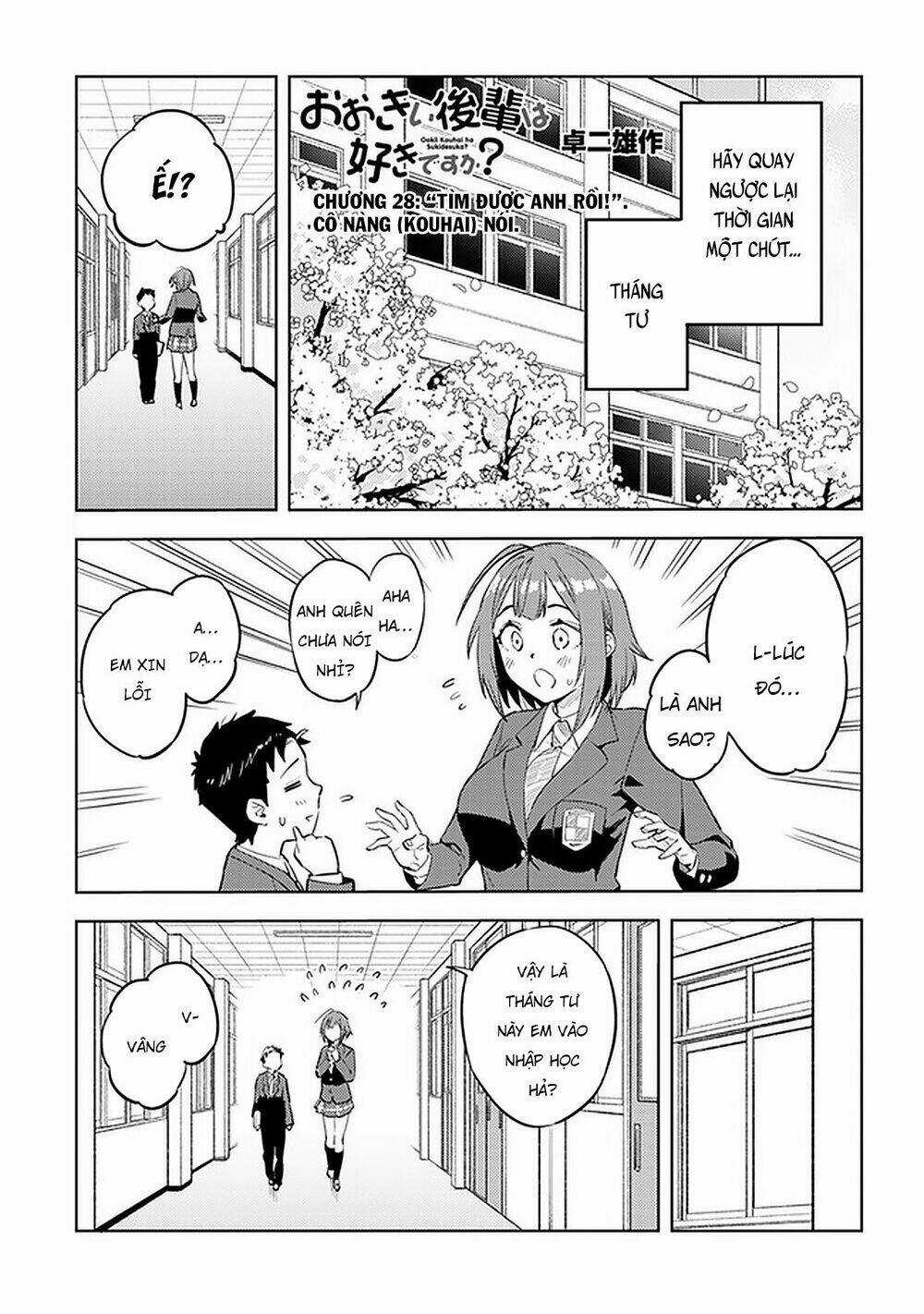 Senpai Có Thích Đàn Em Bb (Big Boobs) Chapter 28 trang 1