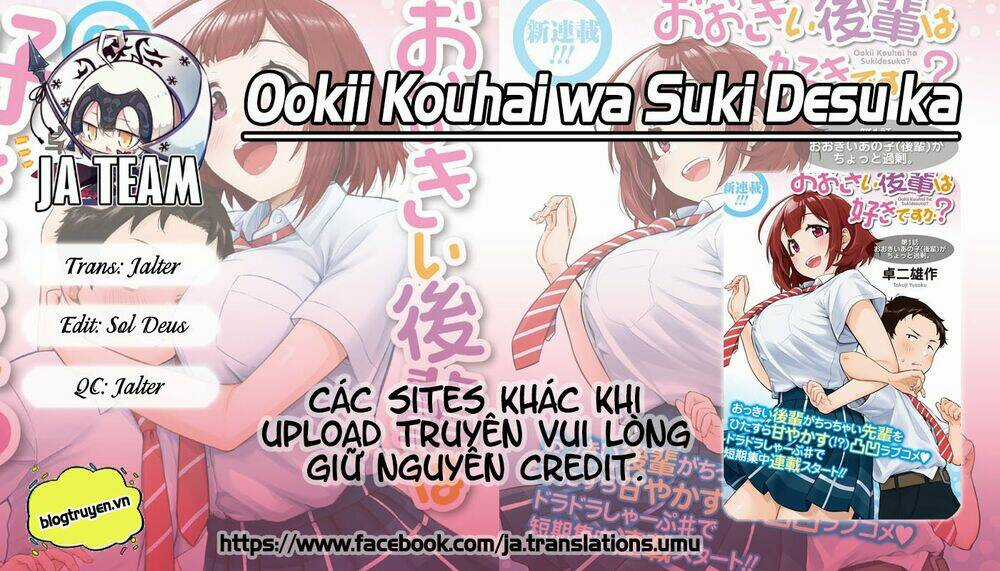 Senpai Có Thích Đàn Em Bb (Big Boobs) Chapter 29 trang 0