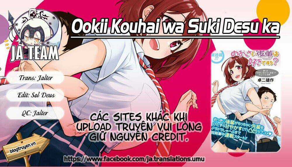 Senpai Có Thích Đàn Em Bb (Big Boobs) Chapter 35 trang 0