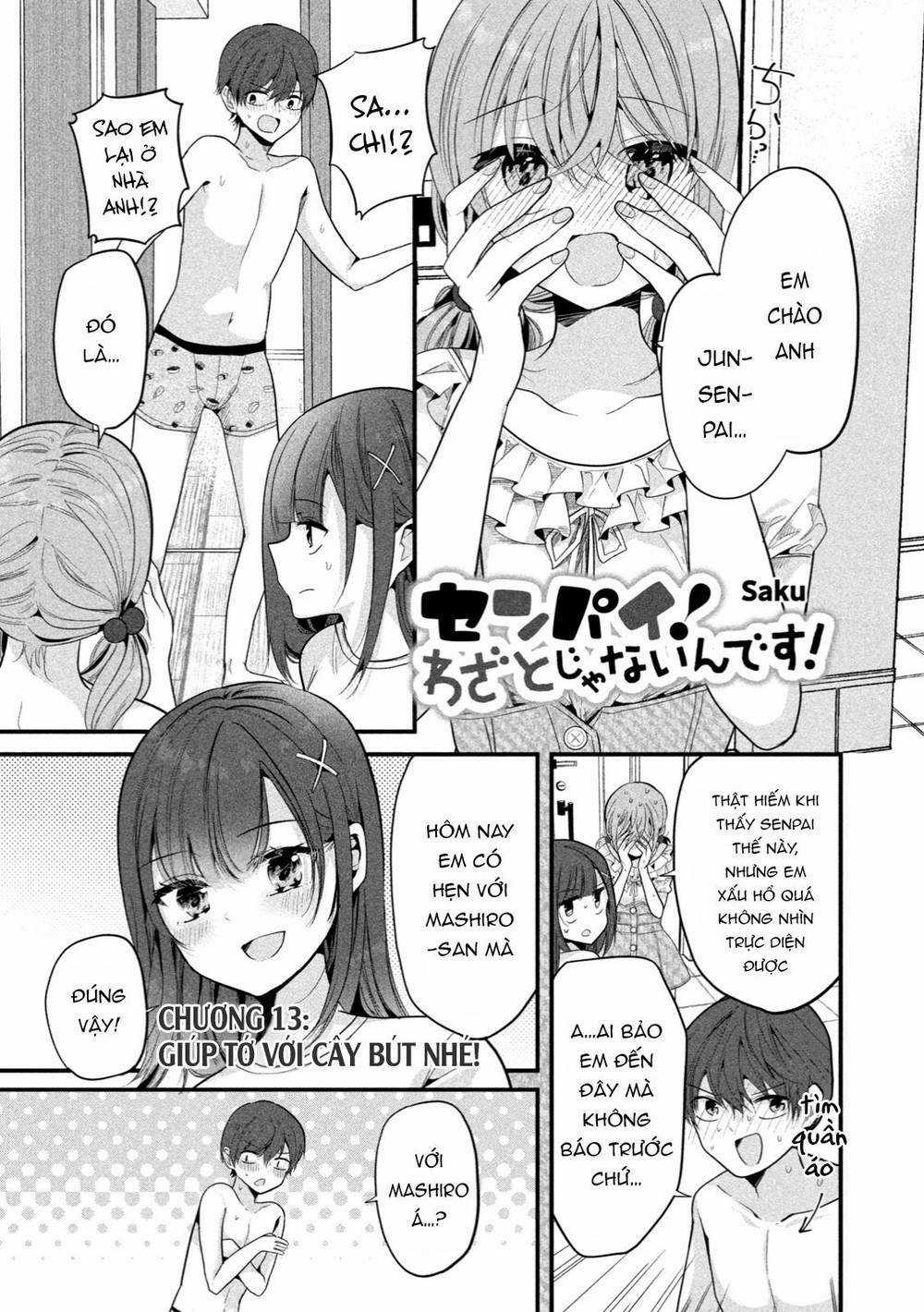 Senpai! Em Không Cố Ý Đâu! Chapter 13 trang 2