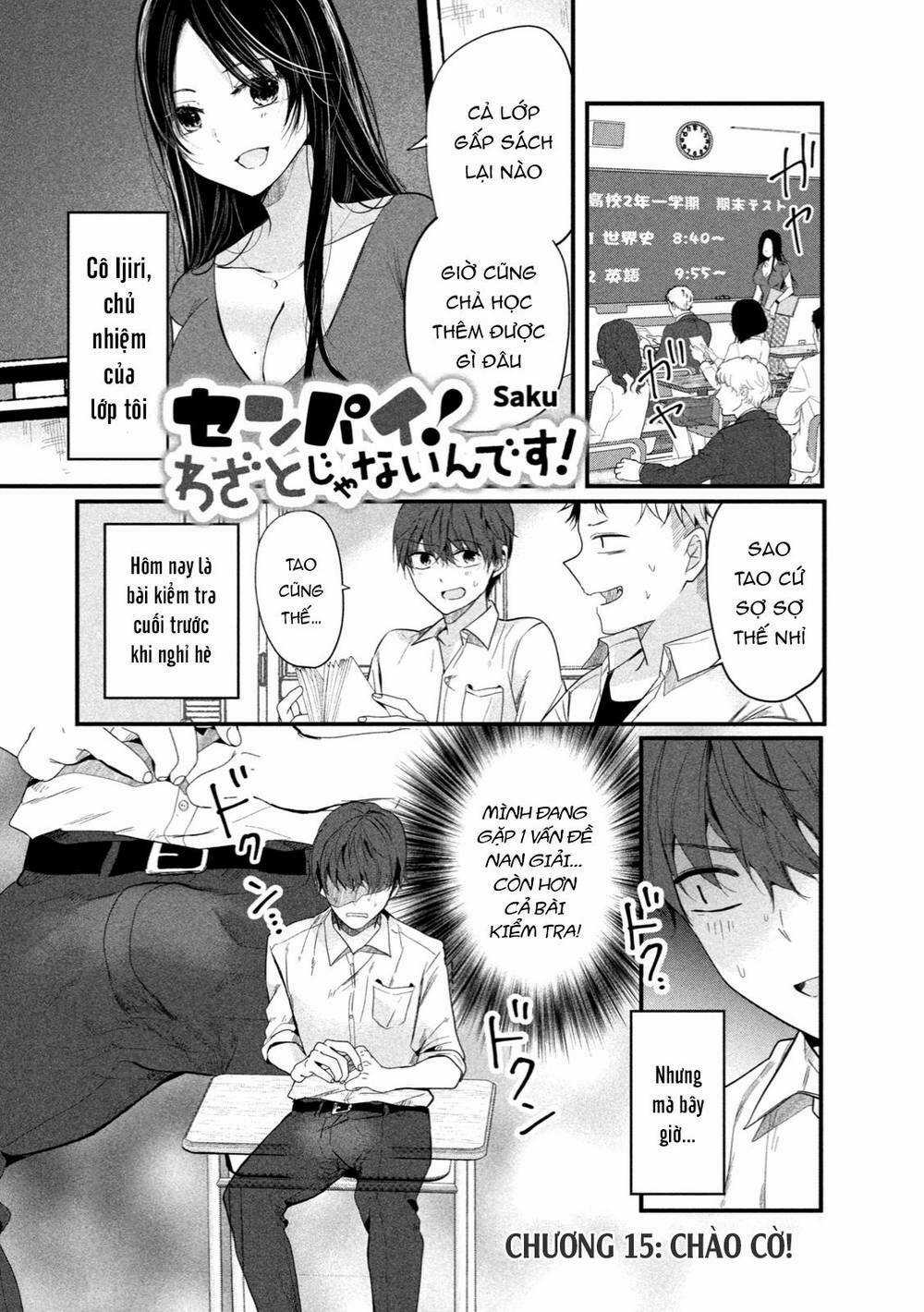 Senpai! Em Không Cố Ý Đâu! Chapter 15 trang 3