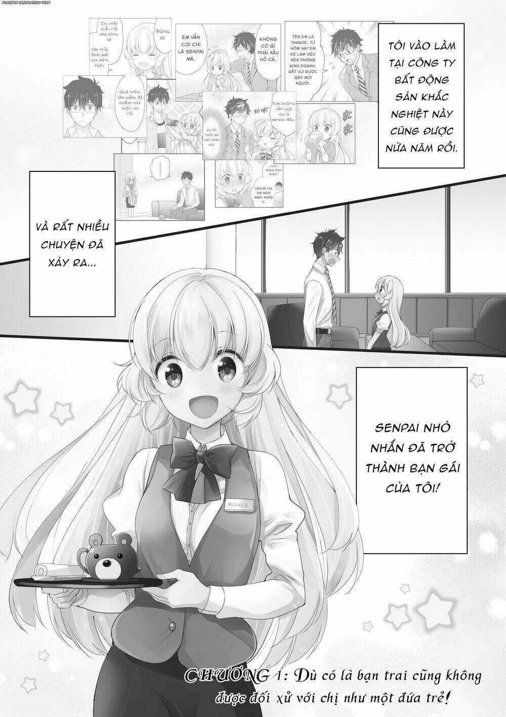 Senpai Kiêm Bạn Gái Nhỏ Nhắn Của Tôi Rất Dễ Thương Chapter 1 trang 8