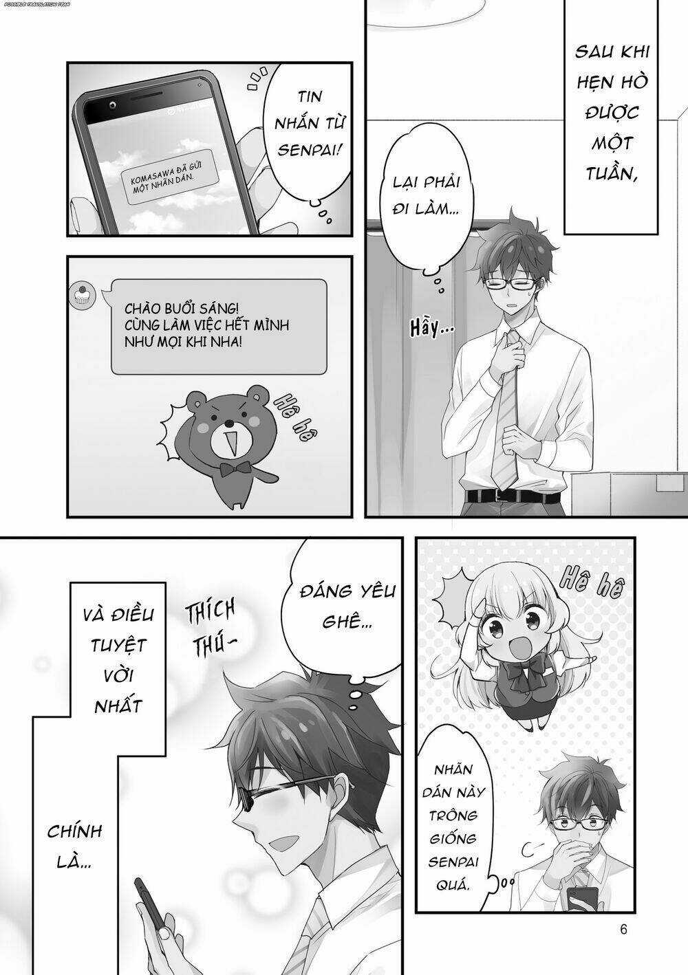 Senpai Kiêm Bạn Gái Nhỏ Nhắn Của Tôi Rất Dễ Thương Chapter 1 trang 9