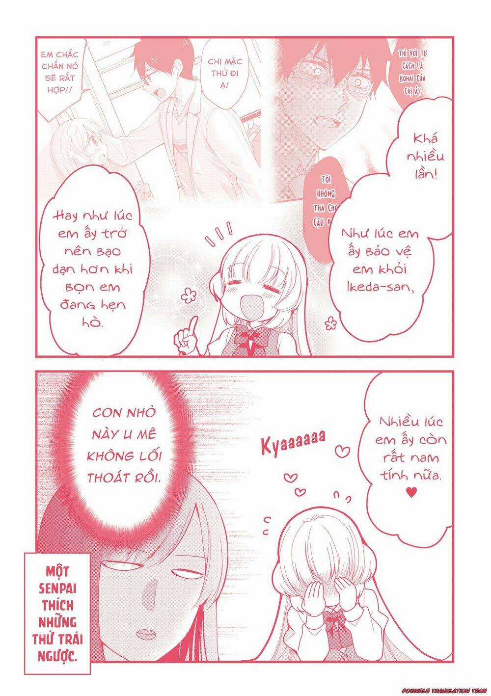 Senpai Kiêm Bạn Gái Nhỏ Nhắn Của Tôi Rất Dễ Thương Chapter 10 trang 17