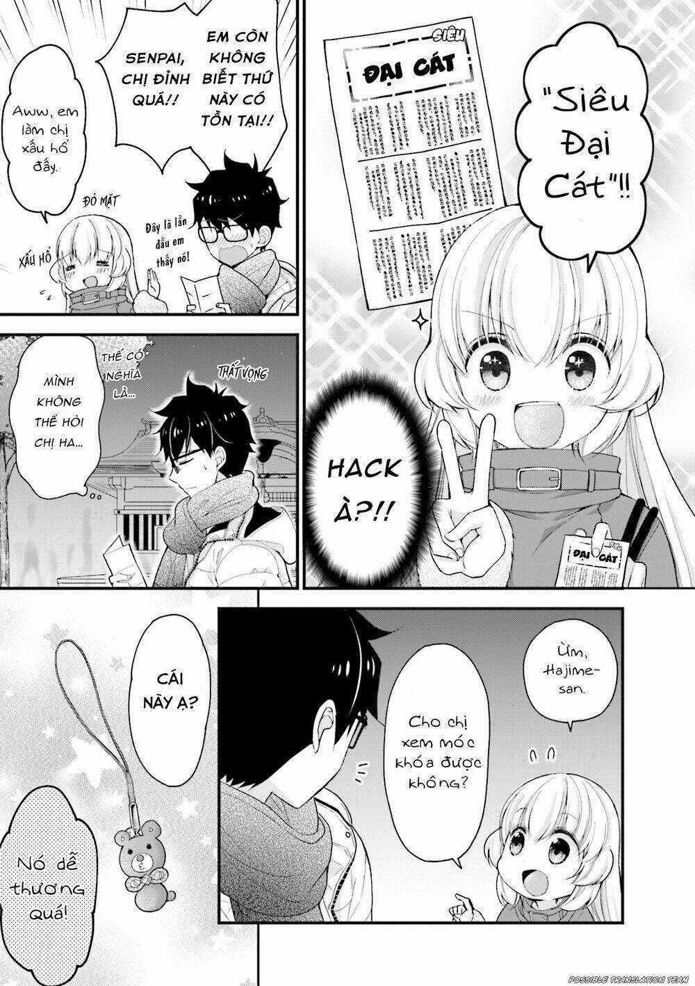 Senpai Kiêm Bạn Gái Nhỏ Nhắn Của Tôi Rất Dễ Thương Chapter 10 trang 8