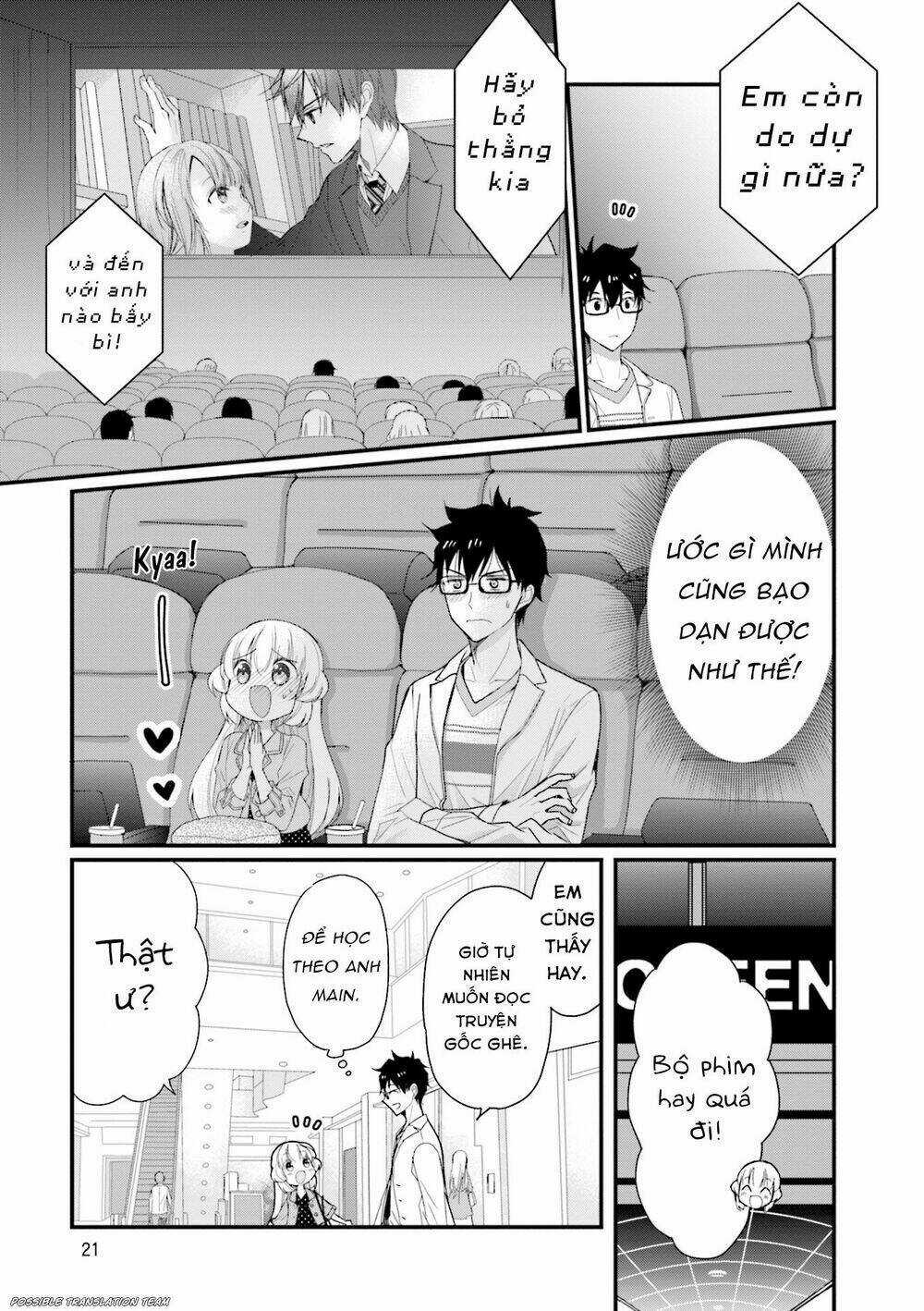 Senpai Kiêm Bạn Gái Nhỏ Nhắn Của Tôi Rất Dễ Thương Chapter 2 trang 4