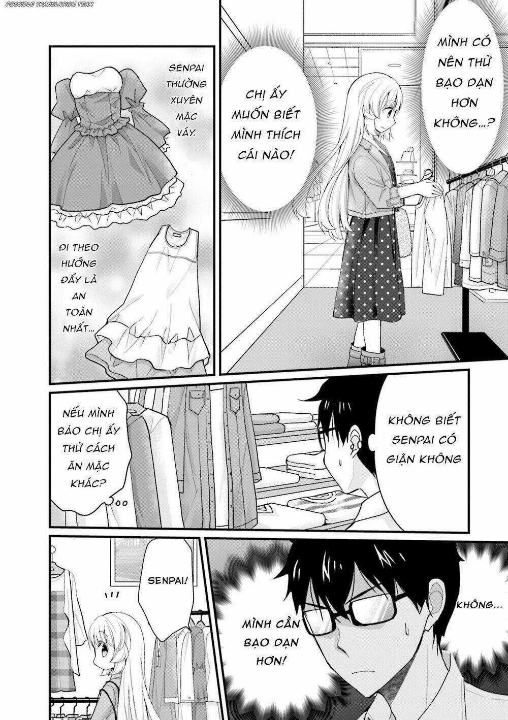 Senpai Kiêm Bạn Gái Nhỏ Nhắn Của Tôi Rất Dễ Thương Chapter 2 trang 7