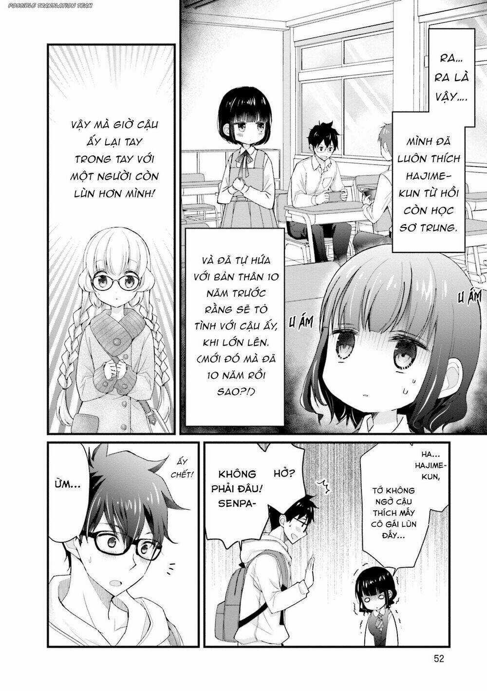 Senpai Kiêm Bạn Gái Nhỏ Nhắn Của Tôi Rất Dễ Thương Chapter 4 trang 11