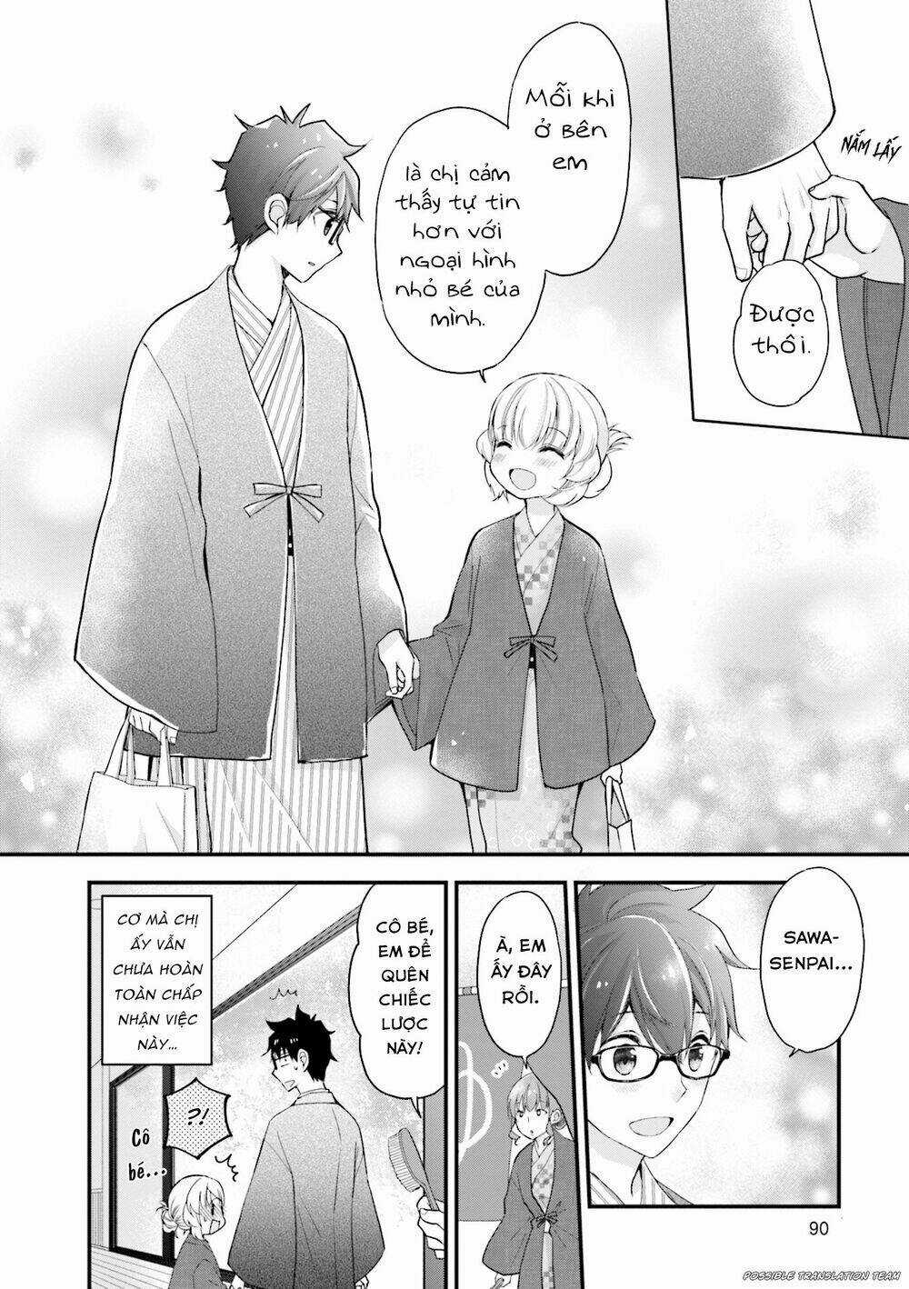 Senpai Kiêm Bạn Gái Nhỏ Nhắn Của Tôi Rất Dễ Thương Chapter 7 trang 13