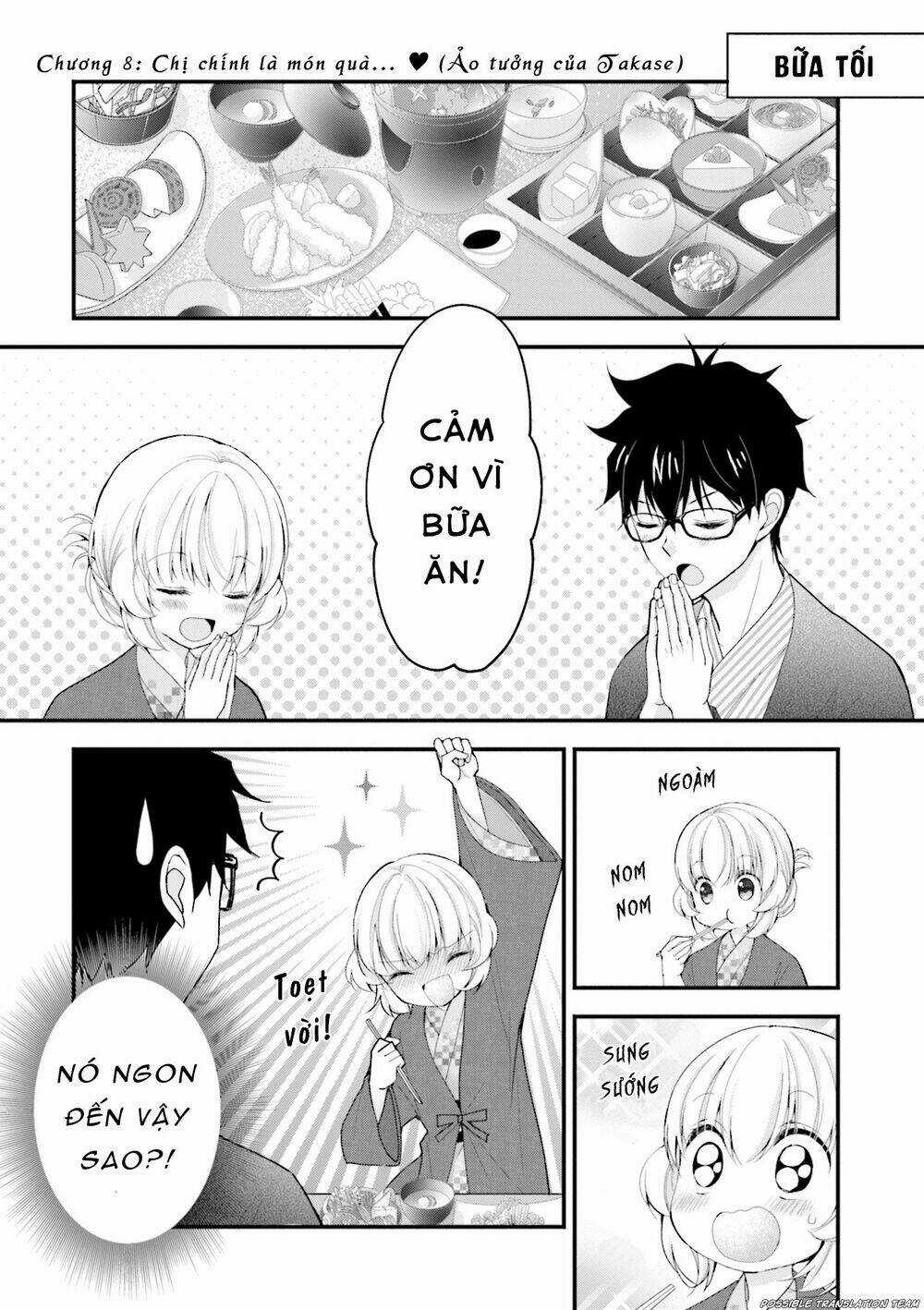 Senpai Kiêm Bạn Gái Nhỏ Nhắn Của Tôi Rất Dễ Thương Chapter 8 trang 2