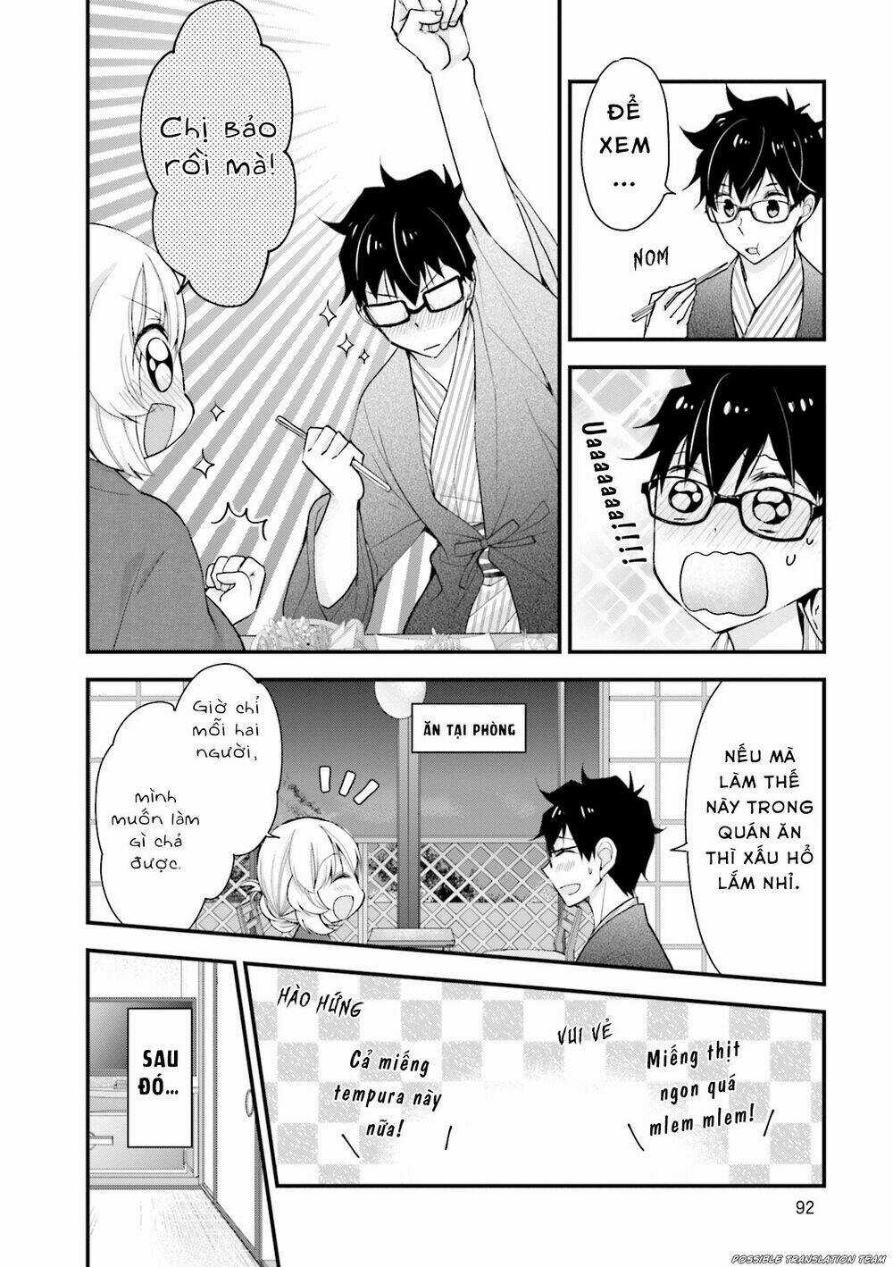 Senpai Kiêm Bạn Gái Nhỏ Nhắn Của Tôi Rất Dễ Thương Chapter 8 trang 3