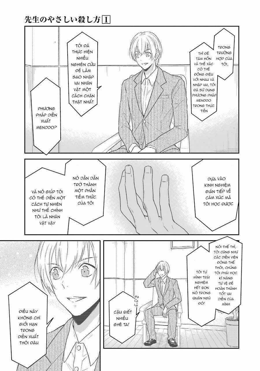 Sensei No Yasashi Koroshi Kata Chapter 3 trang 14