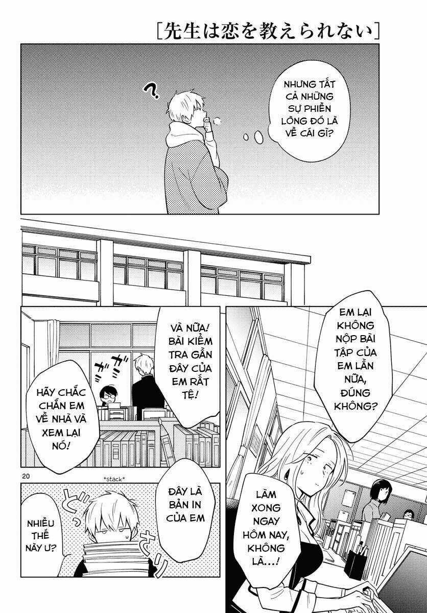 SENSEI WA KOI O OSHIE RARENAI Chapter 10 trang 21
