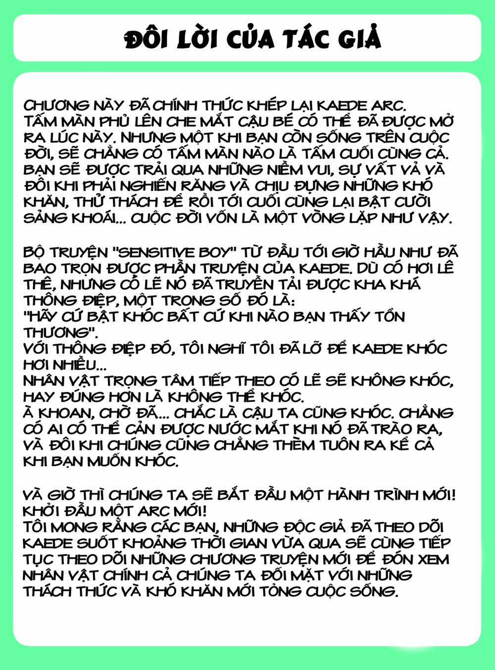 Sensitive Boy Chapter 35 trang 22