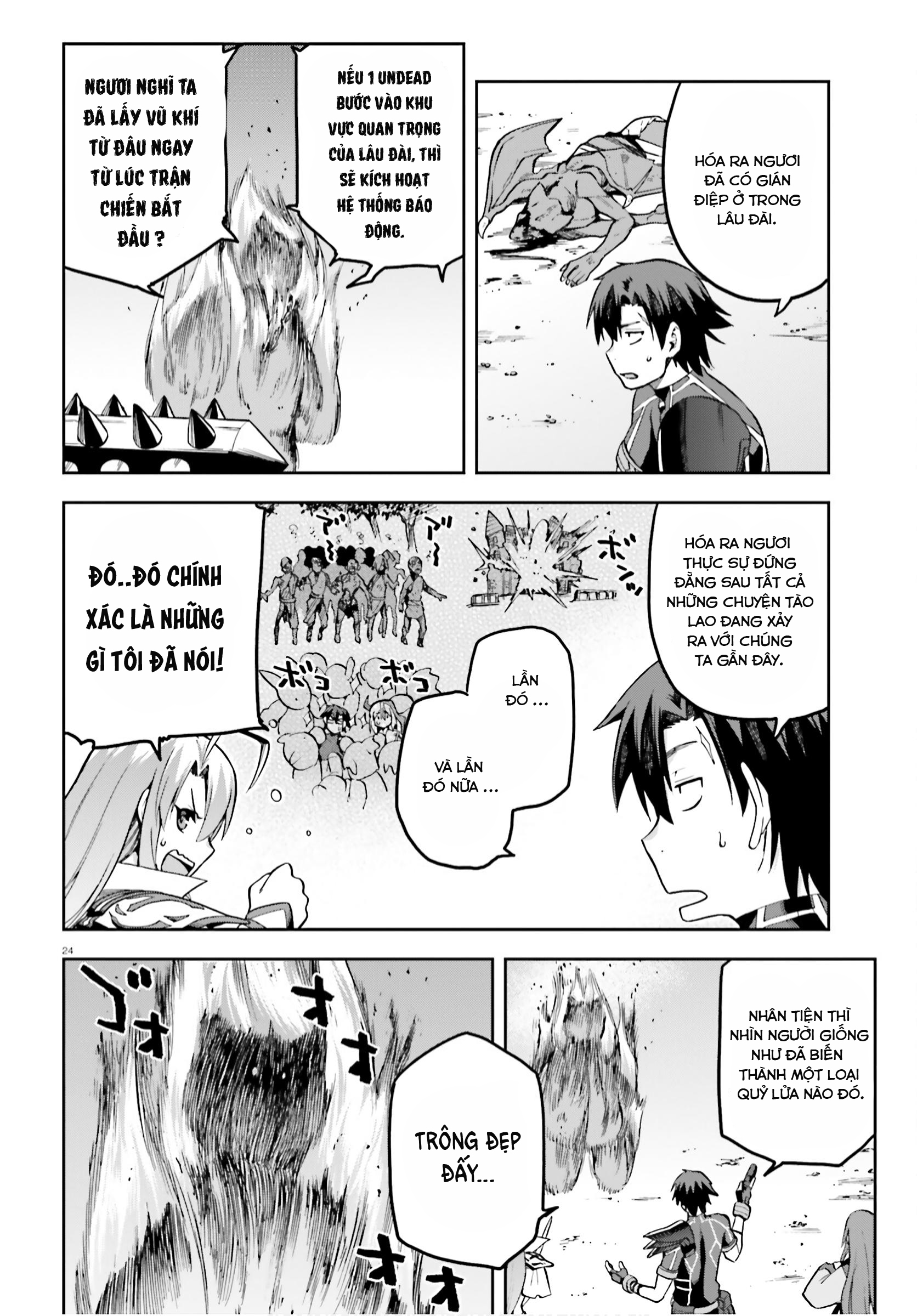 Sentouin, Hakenshimasu! Chapter 37 trang 24