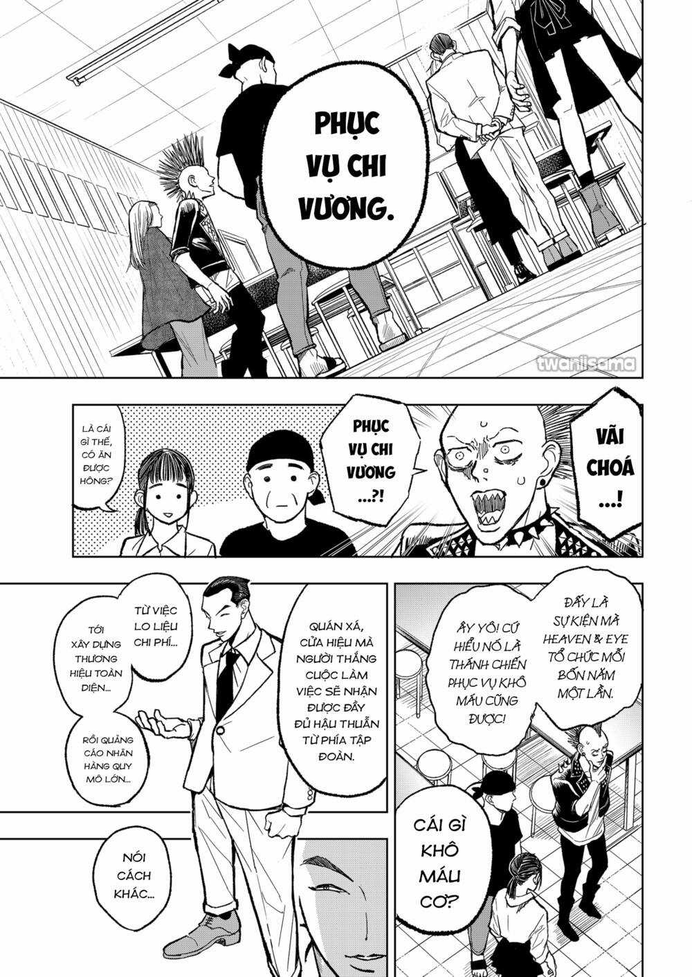 Service Wars - Thánh Chiến Phục Vụ Chapter 11 trang 11