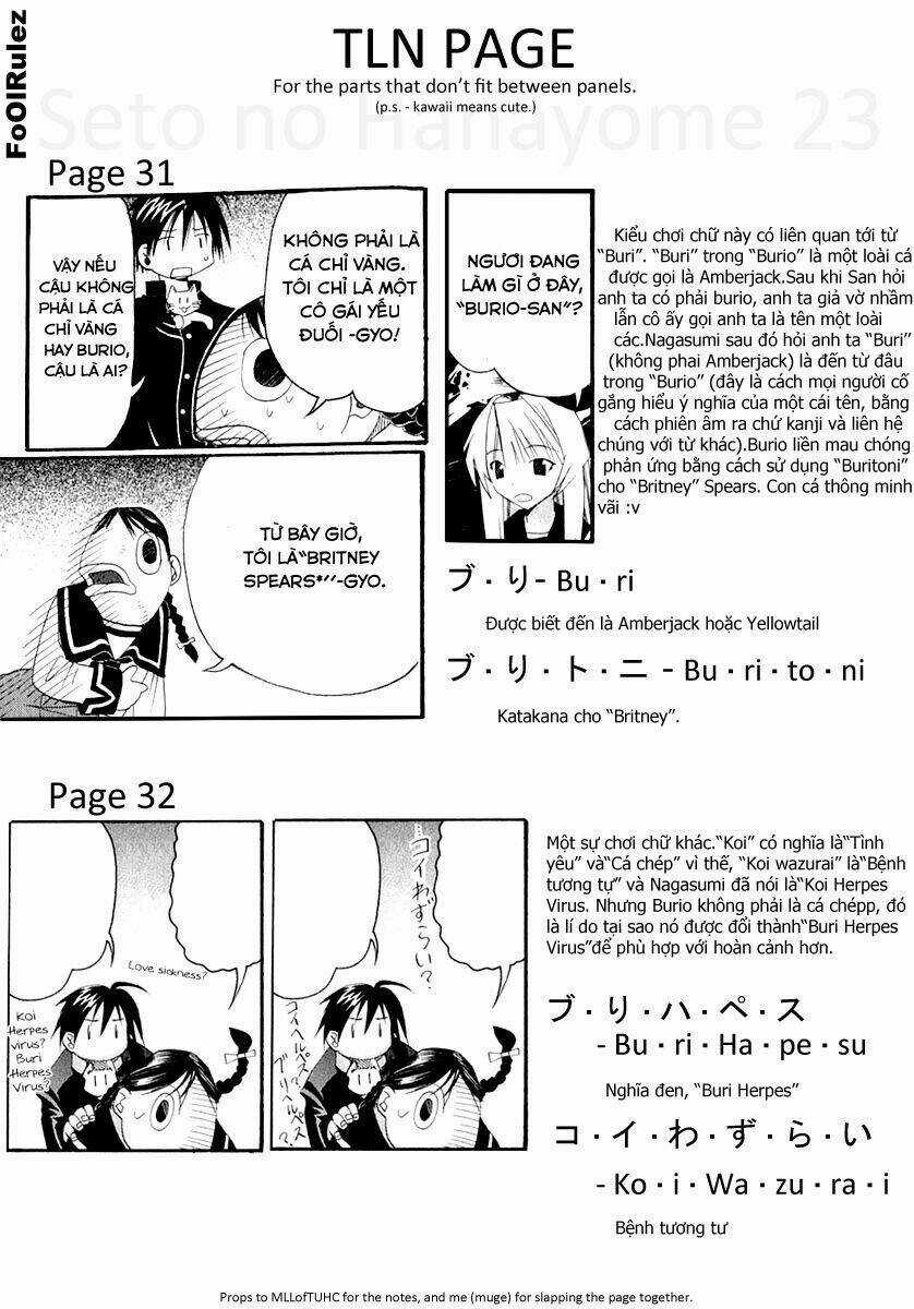 Seto no Hanayome Chapter 23 trang 42