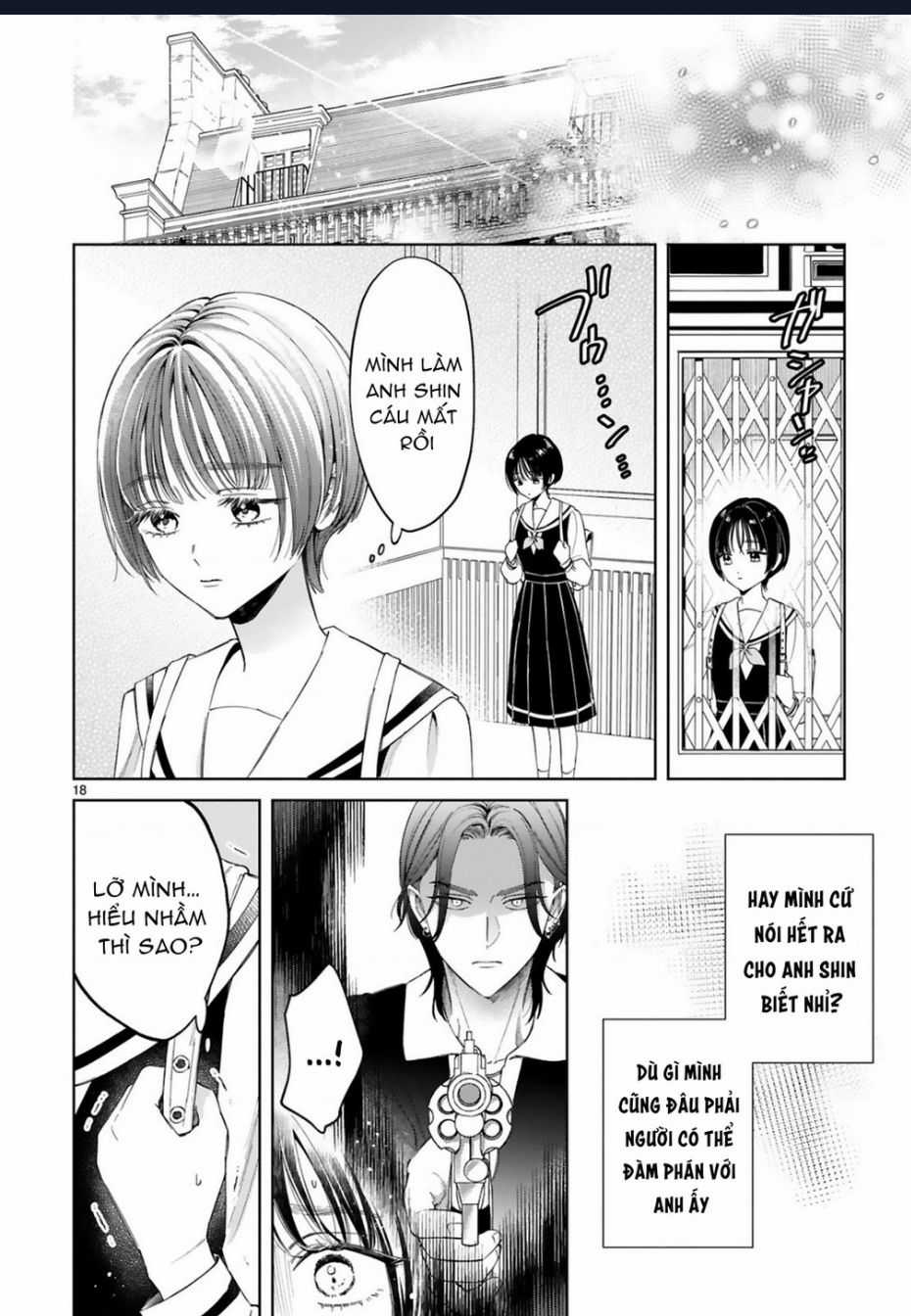Sewayaki Mafia To Hakkou Shoujo Chapter 10 trang 17