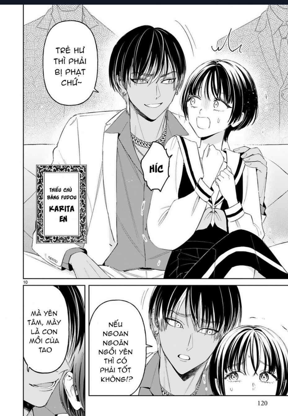 Sewayaki Mafia To Hakkou Shoujo Chapter 11 trang 10