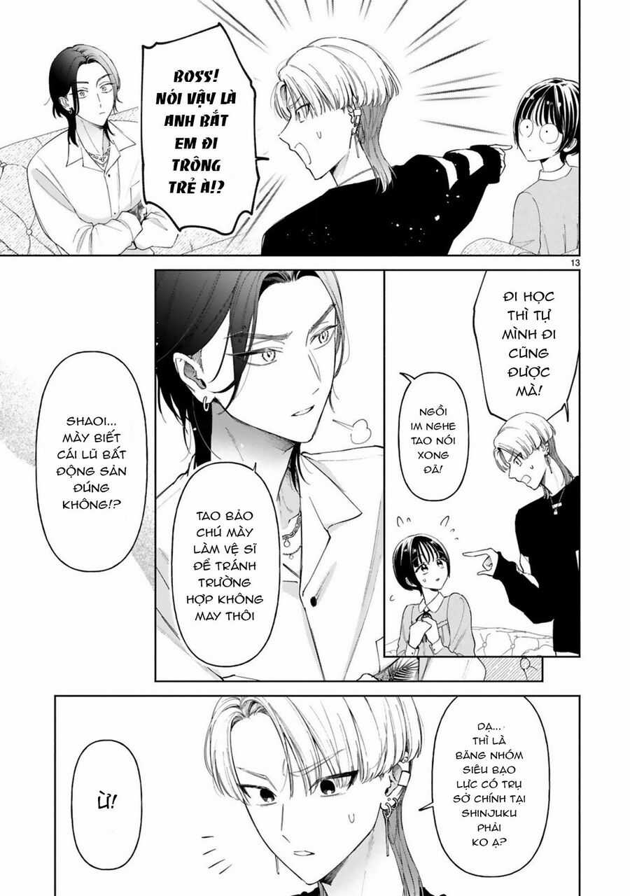 Sewayaki Mafia To Hakkou Shoujo Chapter 7 trang 12